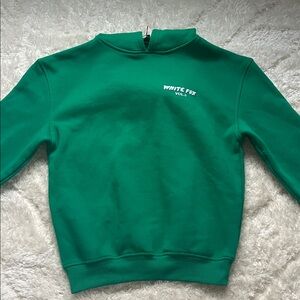 Green White Fox Sweatshirt